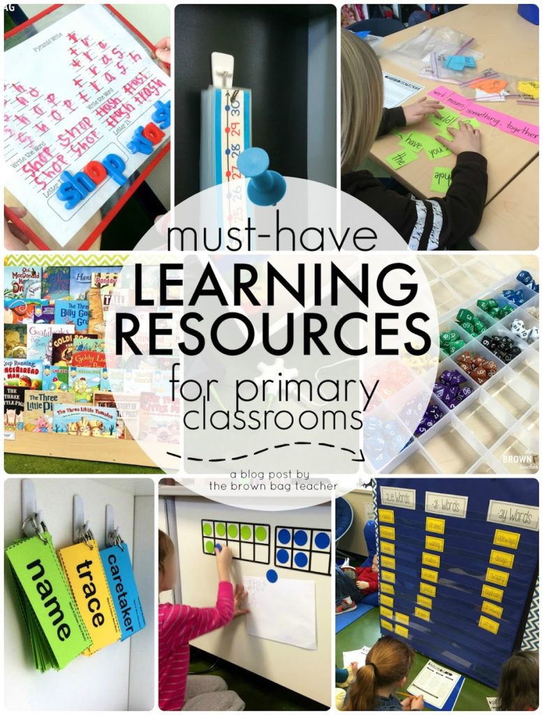 Classroom Must Haves Resources I Love The Brown Bag Teacher