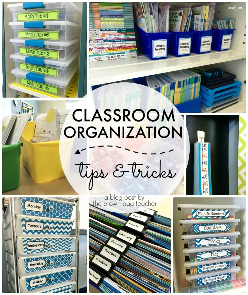 Tips for an organized classroom
