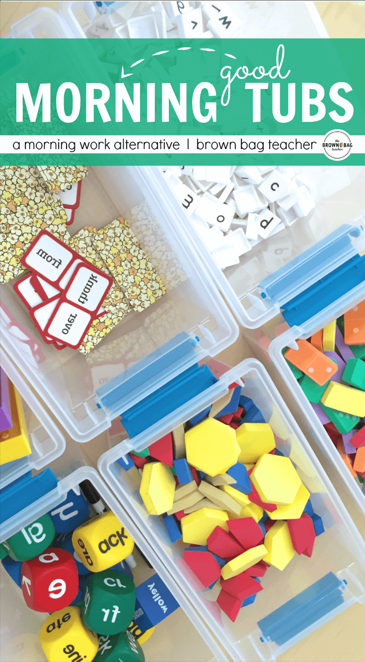 Build play and exploration into your day with Morning Tubs! I love this paperless morning “work” alternative is a perfect way to build social skills and get students excited about the day! 