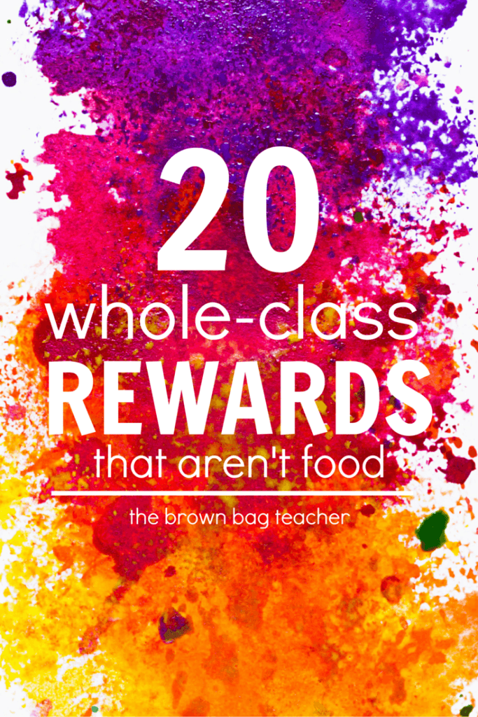 Working together to meet a goal builds classroom community & encourages teamwork. As a PBIS school, check our our 20 favorite nonfood, low-cost rewards!