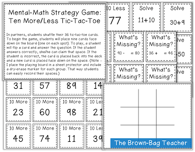 Ten MoreLess Tic Tac Toe