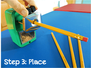 Step 3 Place Pencil