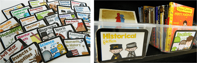 bins labels