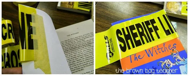 taping books