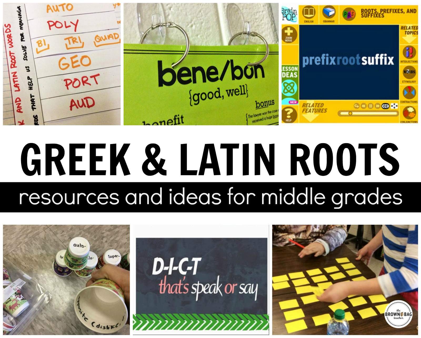 Greek And Latin Root The Brown Bag Teacher