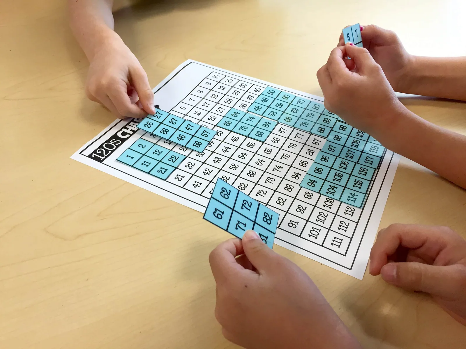 Guided math teaching table