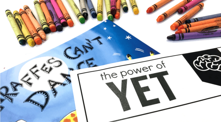 Encourage students to realize the power of growth mindset and the word 'yet' with this read aloud and free graphic organizer.