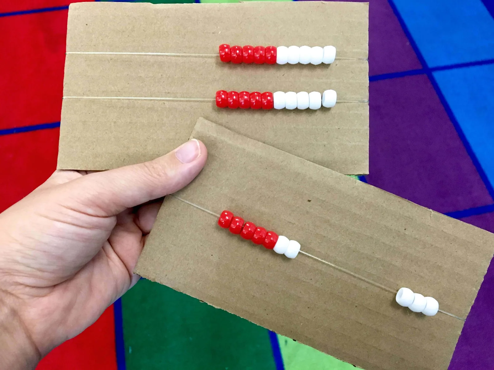 Why a rekenrek? Bead racks offer students a hands-on, concrete way to illustrate their math thinking, compose and decompose numbers, & establish benchmarks.
