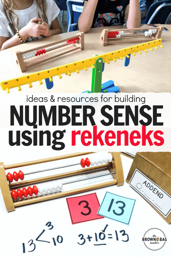 Using A Rekenrek The Brown Bag Teacher - Building Number Sense with a Rekenrek