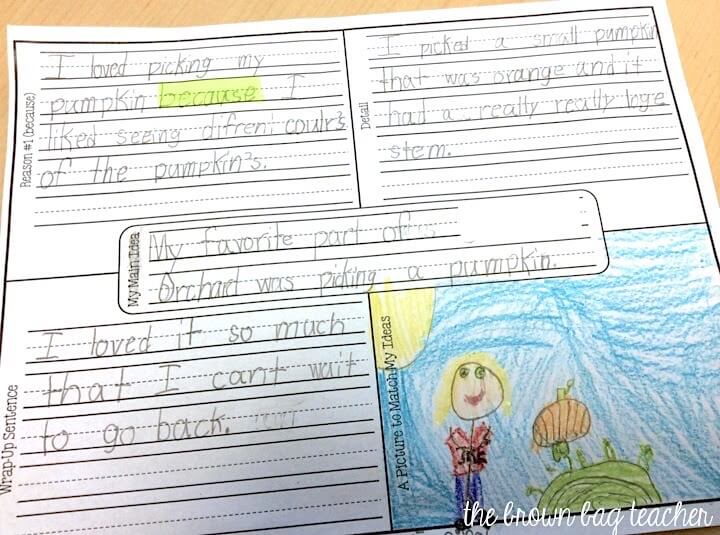 Paragraph Writing in 1st and 2nd Grade