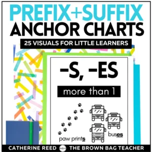 Prefix and Suffix Posters: Affixes & Morphology Anchor Charts for Bulletin Board