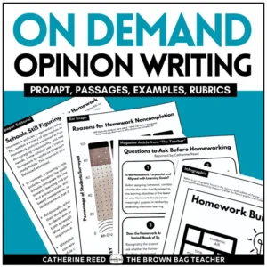 On Demand Writing Prompt with 4 Supporting Documents, Sample Essays, and Rubric