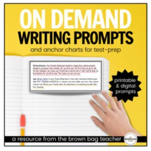 On-Demand Writing Test Prep | Narrative, Opinion, Informative Writing Prompts