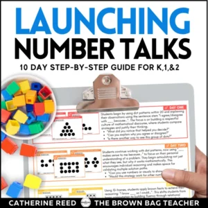 Number Talks the First 10 Days: Back to School Guide for Building Number Sense