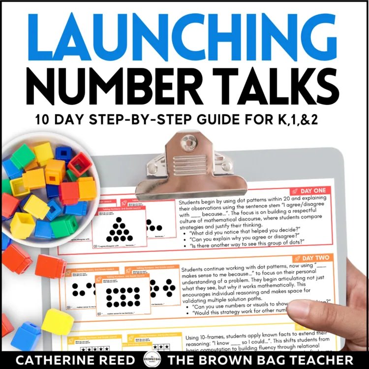 Number Talks the First 10 Days: Back to School Guide for Building Number Sense