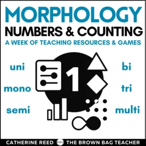 Morphology: Numbers and Counting Prefixes, Suffixes, Roots Resources and Games
