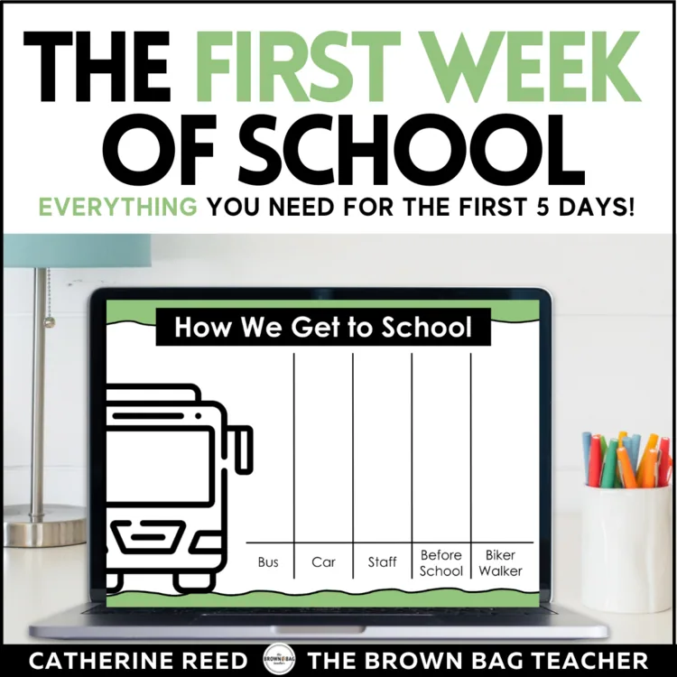 Back to School Activities: First Week of School Lesson Plans & Bulletin Board