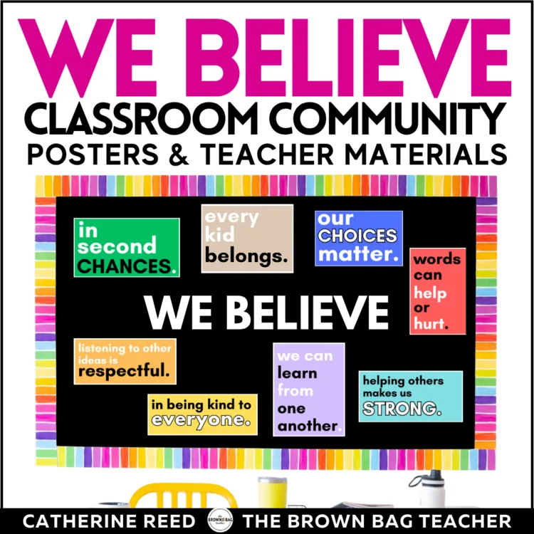 Classroom Expectations Posters Bulletin Board Display for Back to School Rules