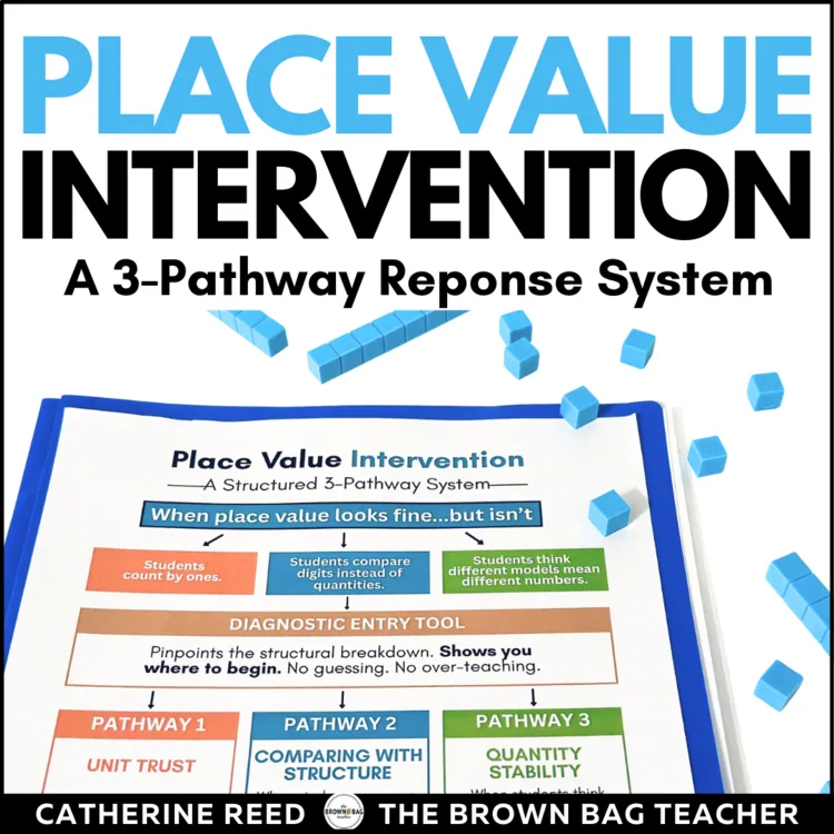 Place Value Intervention 1st Grade: Comparing Numbers, Tens and Ones for RTI