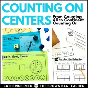Counting On Games & Centers | First Grade Addition Strategies | Math Centers