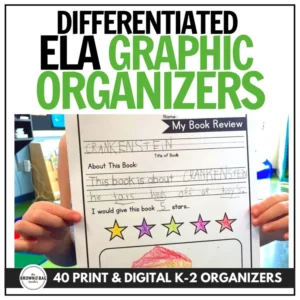 Reading Comprehension Graphic Organizers (Print & Slides) Fiction, Nonfiction