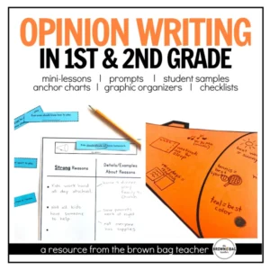 Opinion Writing Lessons: 1st & 2nd Grade Writers Workshop on Supporting Opinions