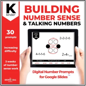 Dot Cards Number Talks: Kindergarten Subitizing to 10, Subitising Activities