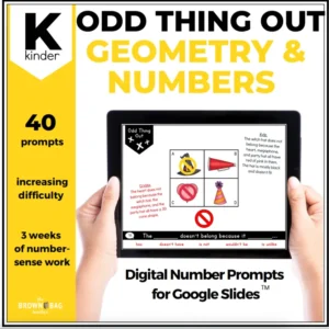 Number, Shape, & Color Patterns: Geometry Kindergarten Number Talks (Digital)