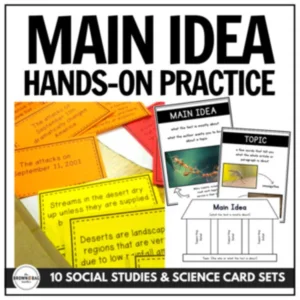 5th Grade Main Idea Passages: Hands-On Practice Multiple Choice, Short Answers